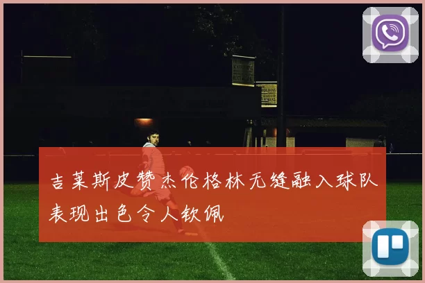 吉莱斯皮赞杰伦格林无缝融入球队表现出色令人钦佩